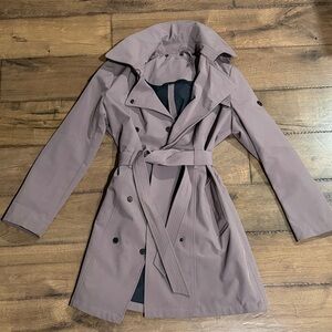 Calvin Klein Women's Trench Coat - Lavender/Mauve